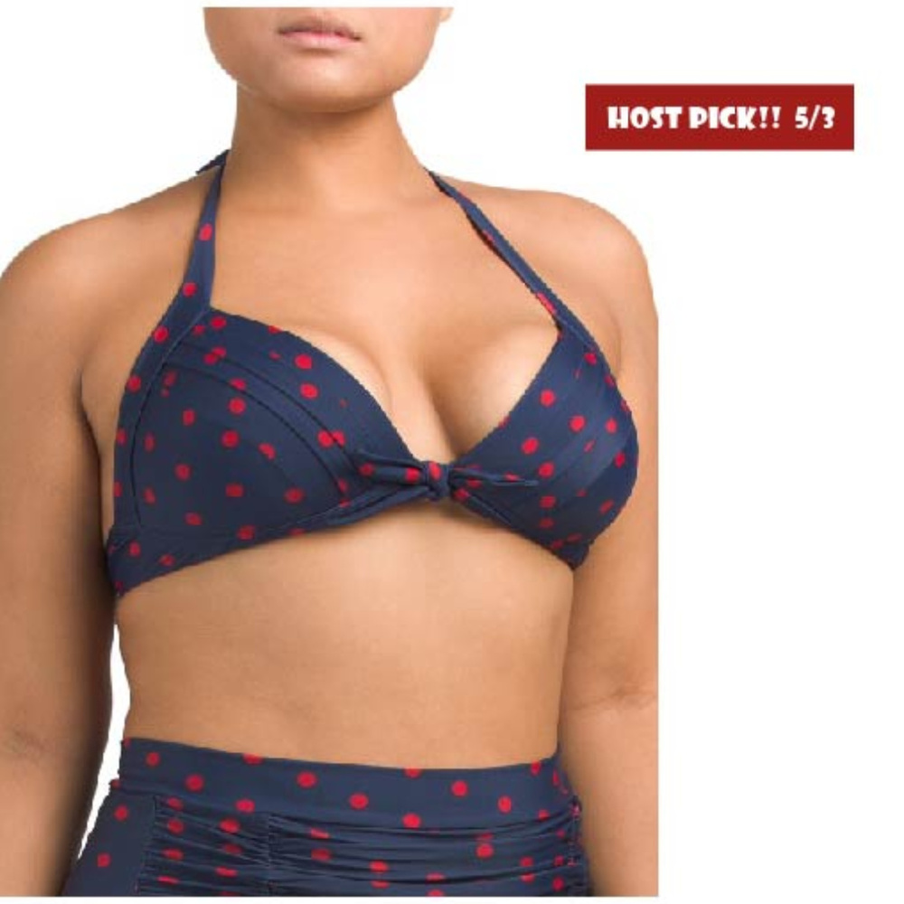 NWT Unique Vintage Swim Bikini TOP AND BOTTOM!